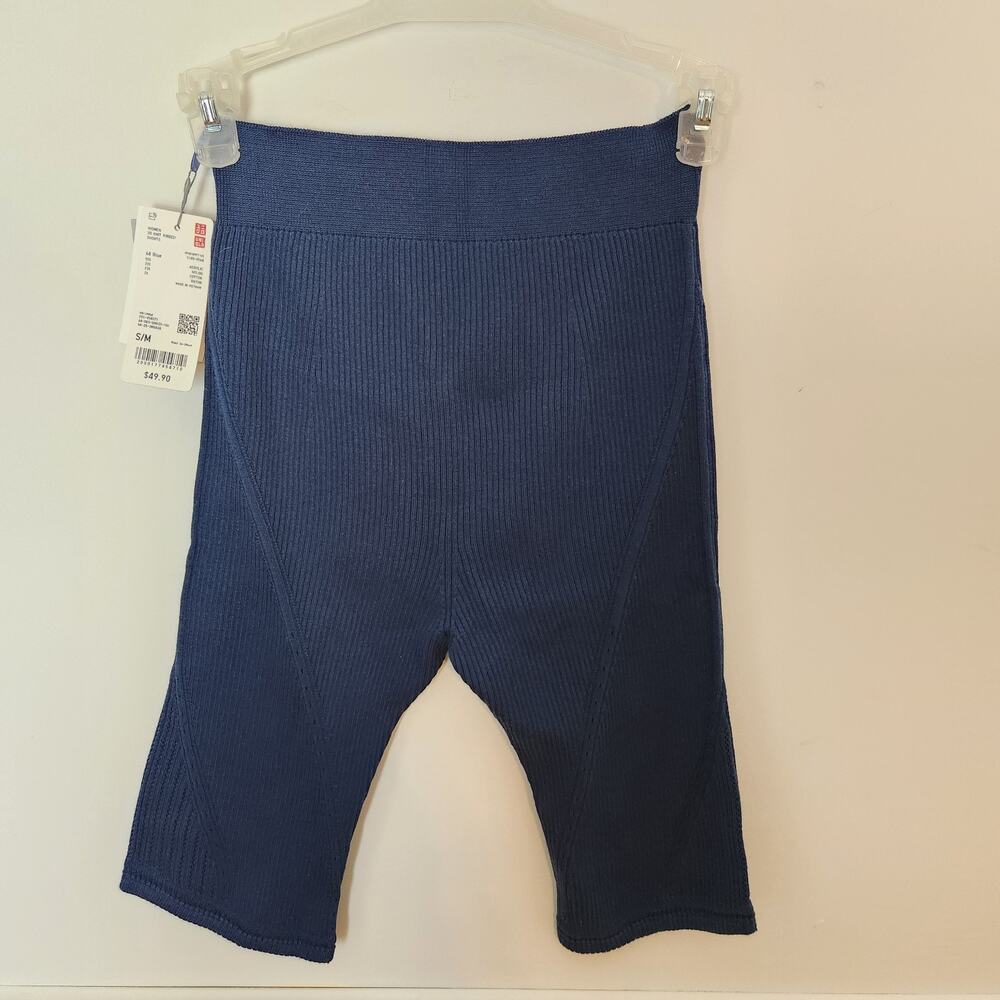 New Mame Kurogouchi Uniqlo 3D Knit Ribbed Shorts Small Medium Womens Athletic - Picture 4 of 10
